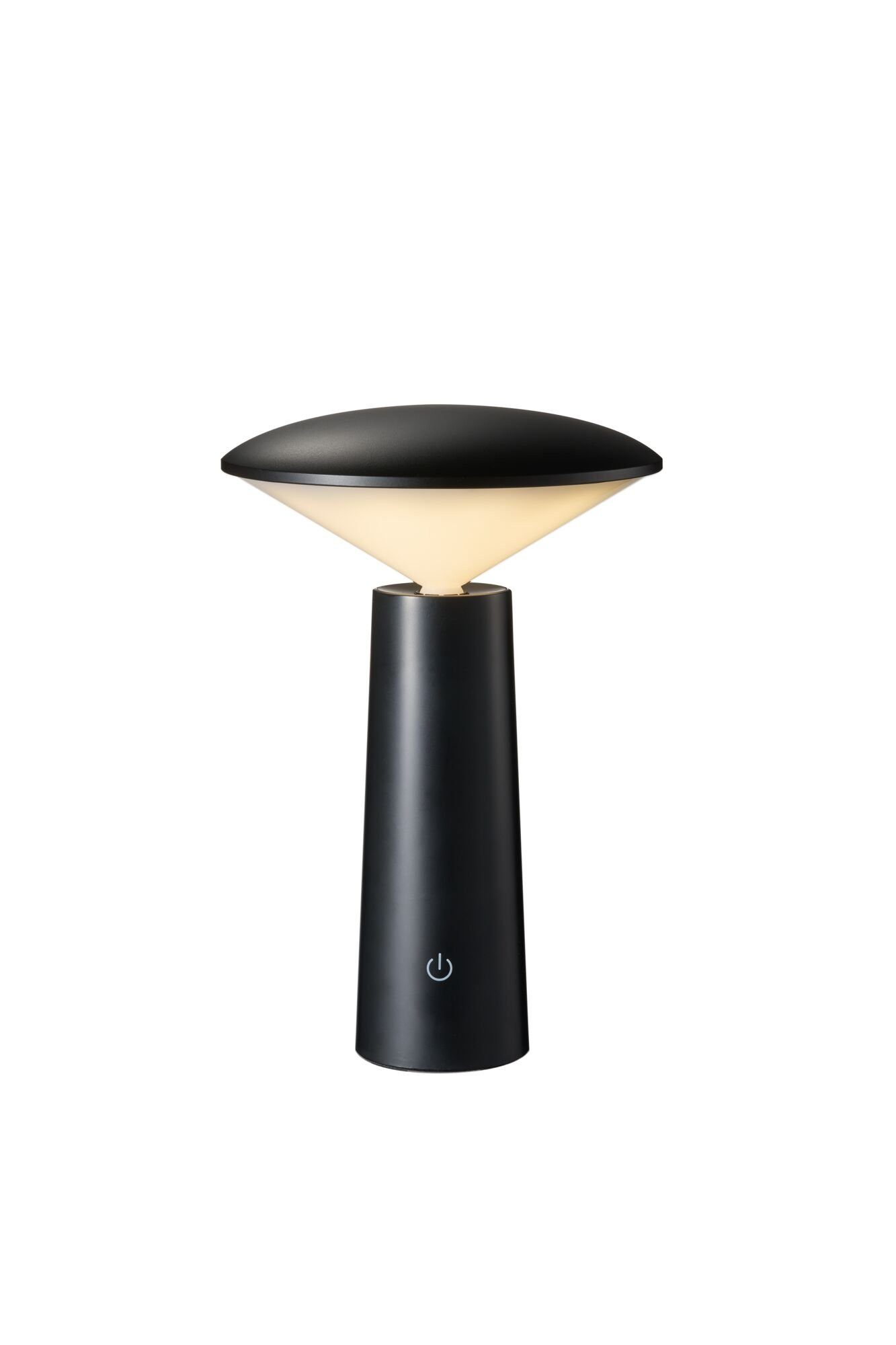Pauleen LED Tischleuchte Adorable Shine Mobile schwarz 3W 5V, ohne Leuchtmittel, Tageslichtweiß, WhiteSwitch, dimmbar, USB-charger
