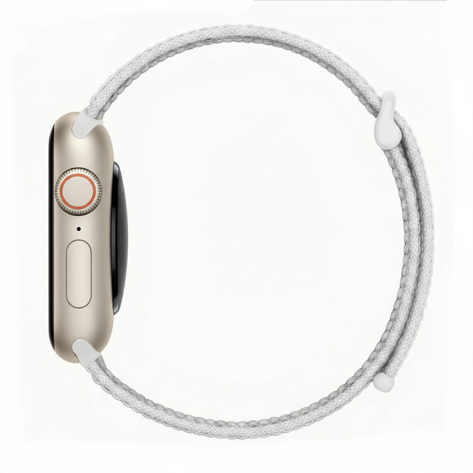 Tec-Expert Smartwatch-Armband für Apple Watch Series 4 40 mm Armband Ersatz Wechsel Band, Nylon Textil mit Klettverschluss, stufenlos Verstellbar, atmungsaktiv