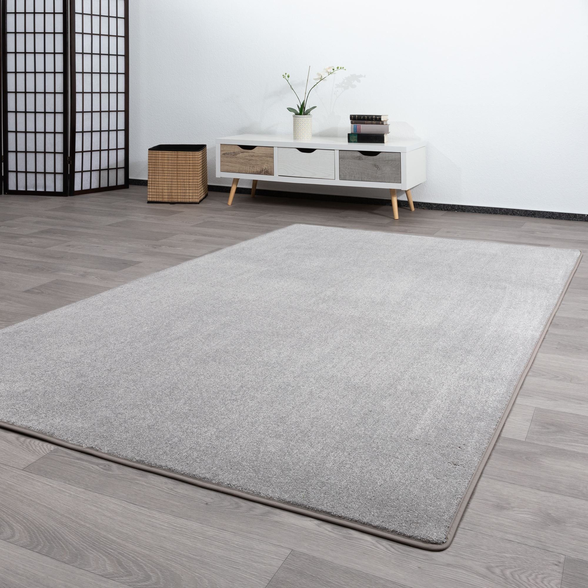 Steffensmeier Teppich Pisa, Rechteckig, Kurzflor Teppich, Wohnzimmer