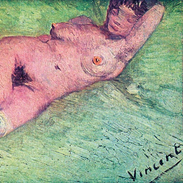 1art1 Kunstdruck Vincent Van Gogh - Liegender Frauenakt 1887 Detail