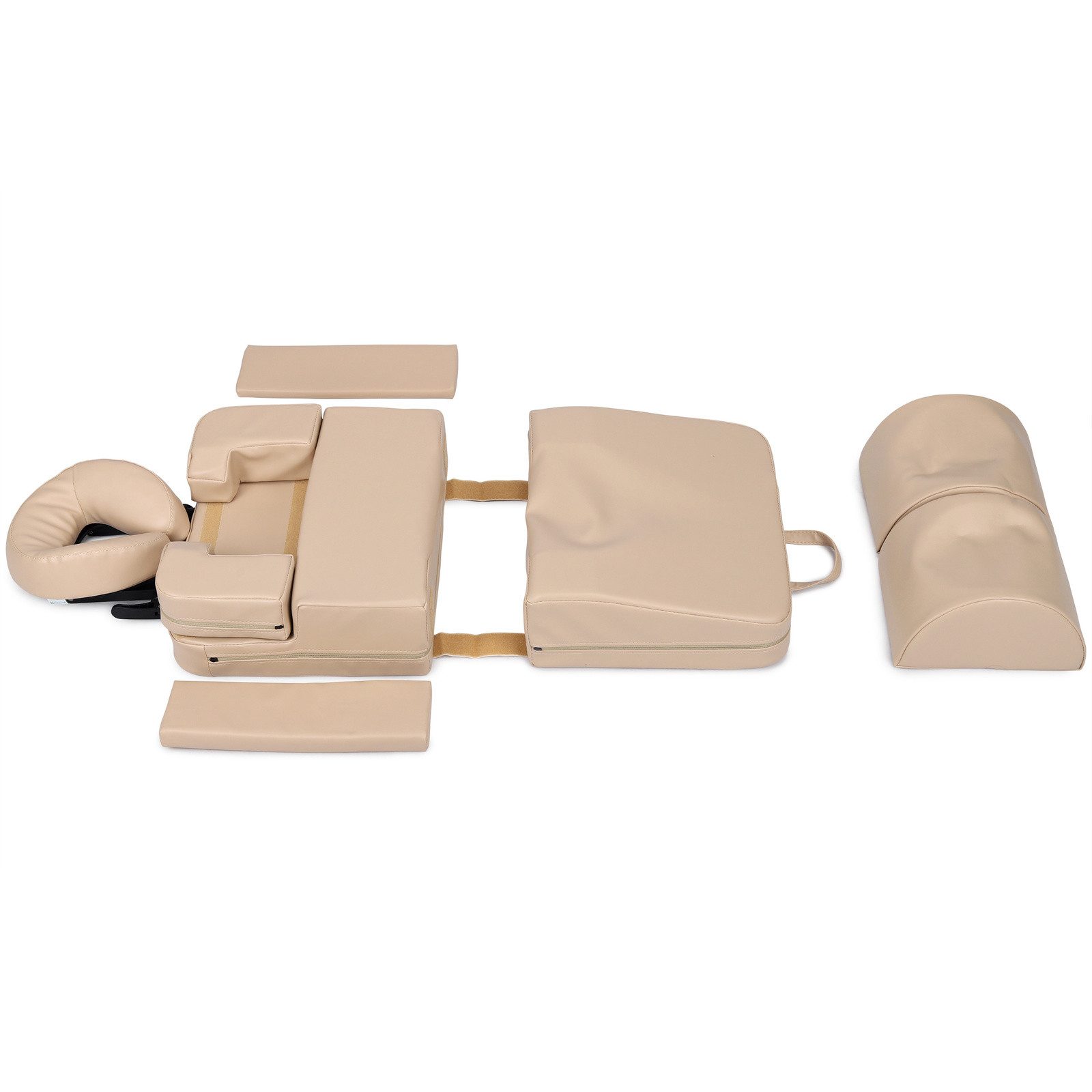Habys Massageliege Lagerungshilfen Schwangerenmassage Set beige