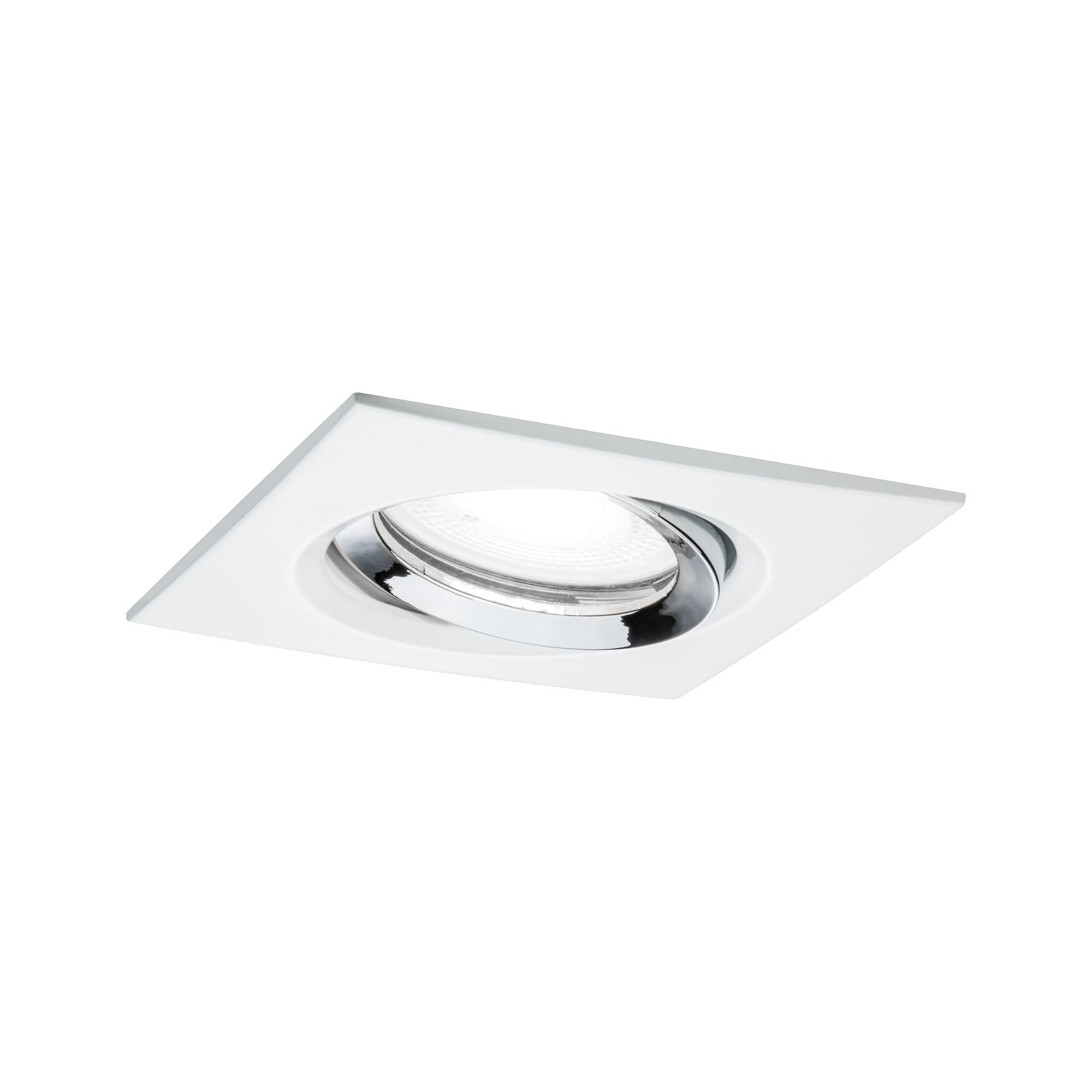 Paulmann LED Einbaustrahler 93674, im Lieferumfang enthalten, Aluminium