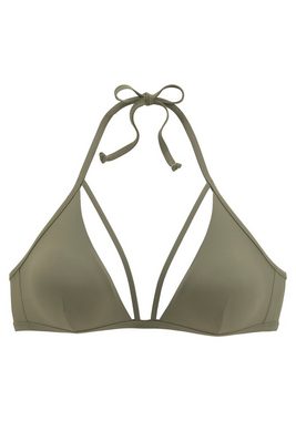 LASCANA Triangel-Bikini-Top »Scarlett«, mit Zierbändern am Ausschnitt