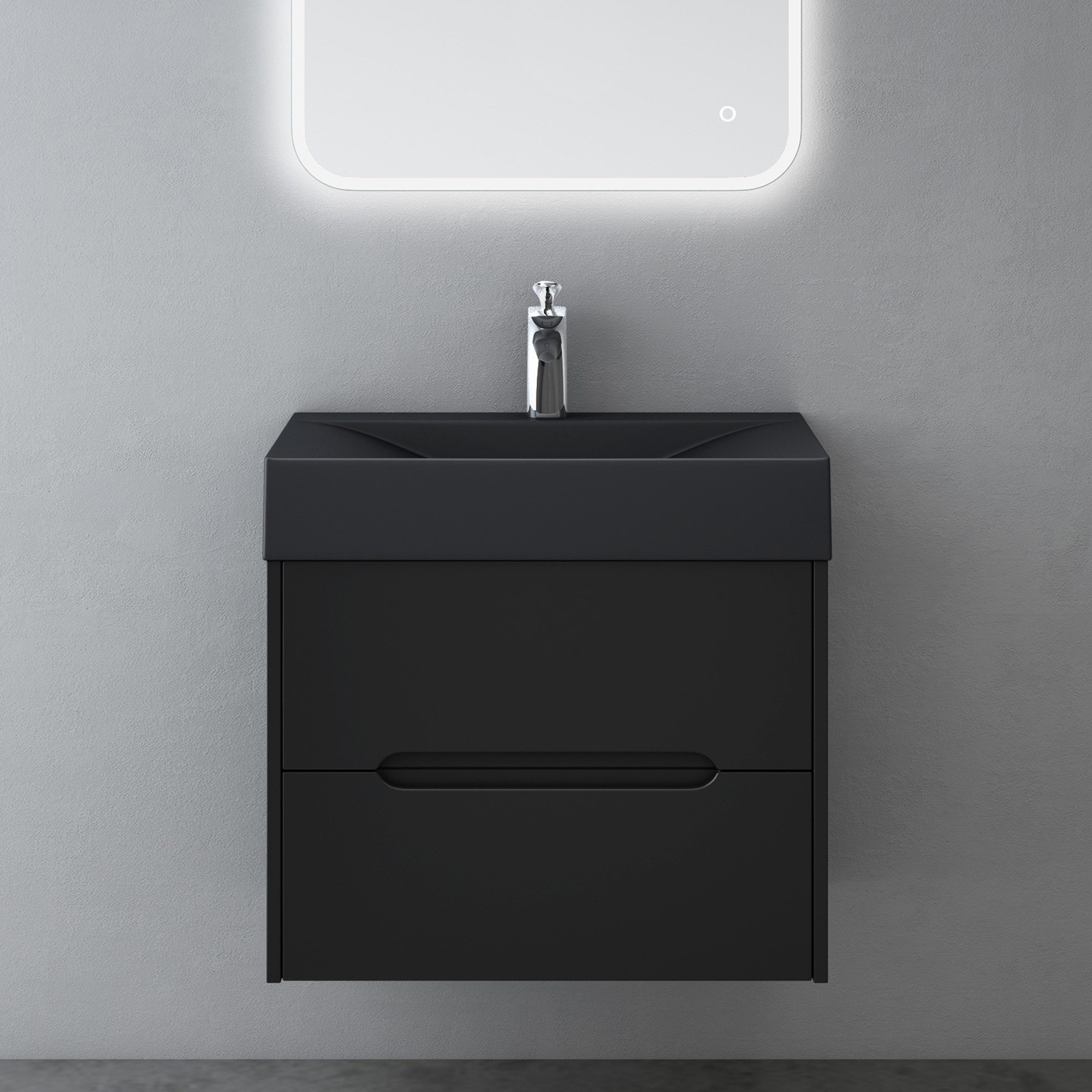 Mai & Mai Badmöbel-Set Waschbeckenunterschrank mit Schubladen inkl. Mineral günstig online kaufen