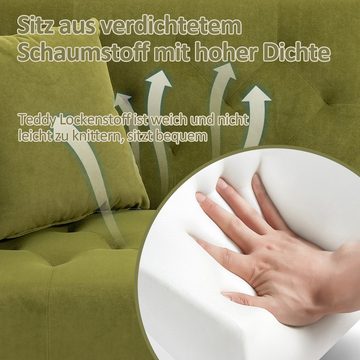 Powerwill Schlafsofa Klappsofa mit Schlaffunktion, Stabile Metallbeinstütze 1 Teile, Umwandelbares 3-fach verstellbares Schlafsofa