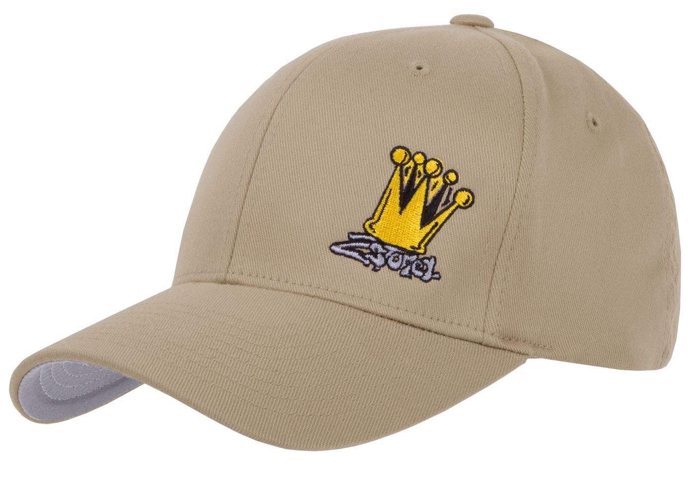 2Stoned Flex Cap Flexfit Cap mit Stick Crown von 2Stoned für Damen, Herren und Kinder hinten geschlossen, verstärkte Front, mittleres Profil