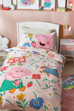 Bett-Set, Bettbezug und Kissenbezug im Set Peppa Pig, Next, Bezug: Polyester, Baumwolle