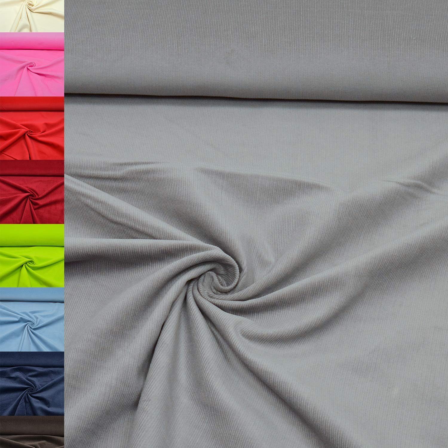 MAGAM-Stoffe Stoff "Janus", Babycord Feincord Cord 16W 100% Baumwolle ÖKO-TEX Meterware ab 50cm