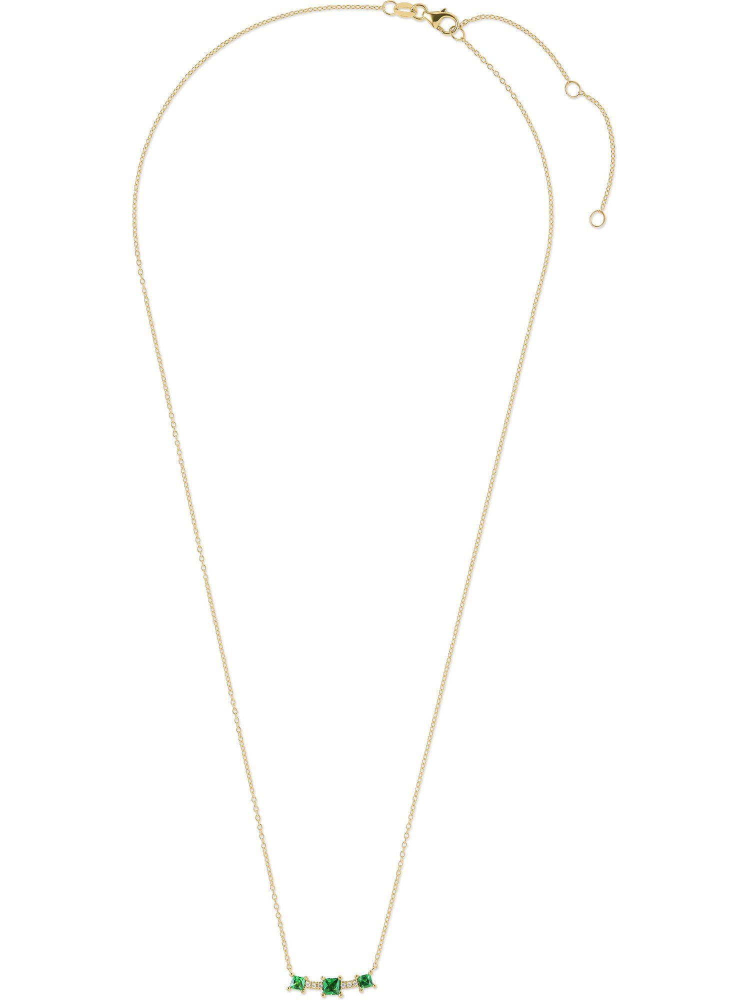 GUIA Collier GUIA Damen-Kette 585er Gelbgold 1 Tsavorit – Bild 3 von 5
