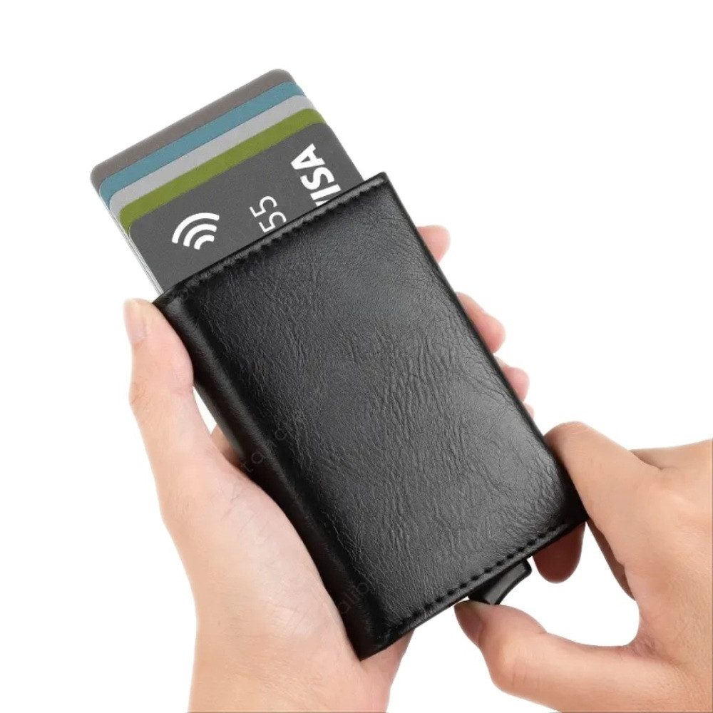 PRESO BAG Geldbörse Herren Geldbörse Echt Leder, Geldbeutel, Kreditkartenetui, Mit Geschenkbox, Vollleder, Slim Wallet, Herrengeschenk