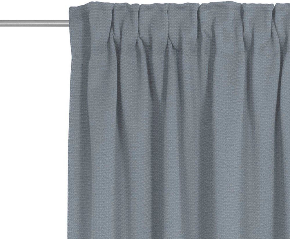 (1 St), light, Bio-Baumwolle königsblau Jacquard, nachhaltig Multifunktionsband Vorhang Uni blickdicht, Collection Adam, aus