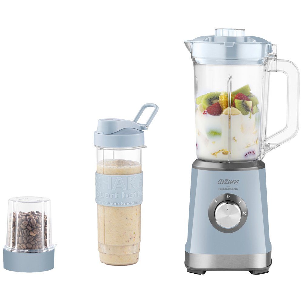 Arzum Standmixer arzum AR1159-B Standmixer 500 W Blau, 500.00 W