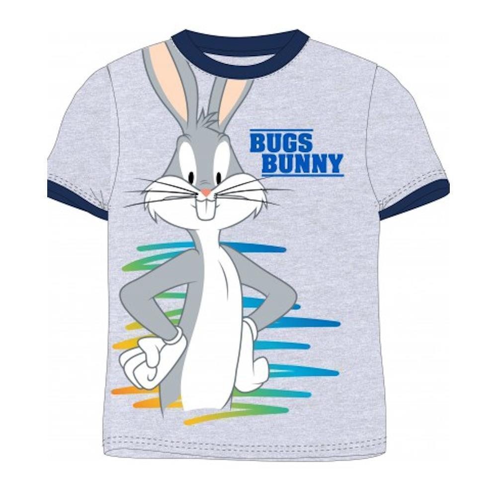 LOONEY TUNES T-Shirt Bugs Bunny Kurzarm-T-Shirt für Jungen, Comic-Druck, Größen 98–128