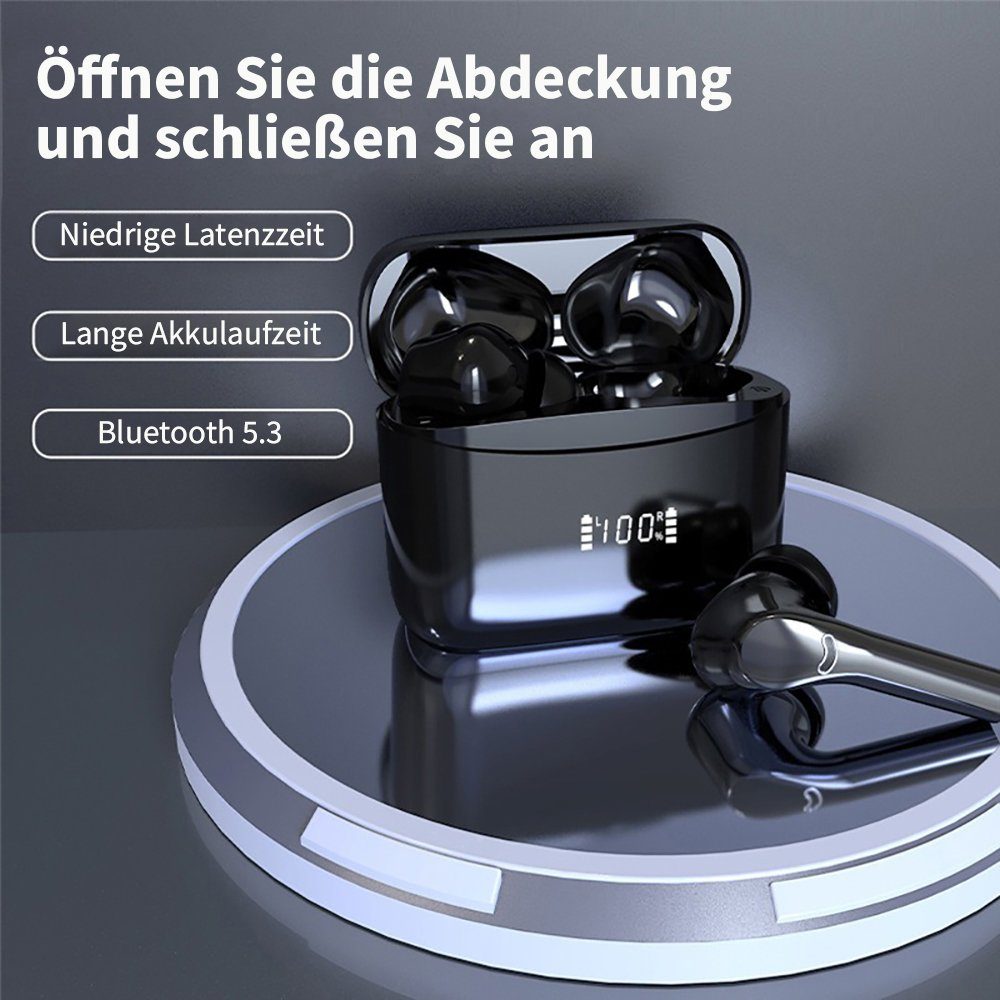 (ENC) Noise Cancellation Ohrhörer, wasserdichte In-Ear-Kopfhörer (IPX5 Bothergu Echo