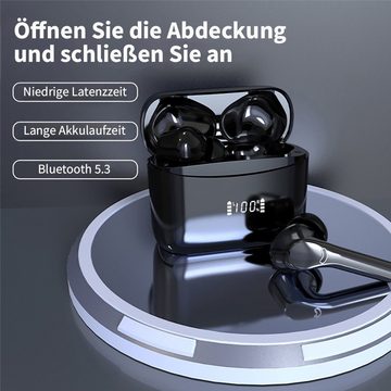 Bothergu In-Ear-Kopfhörer (IPX5 wasserdichte Ohrhörer, Echo Noise Cancellation (ENC)