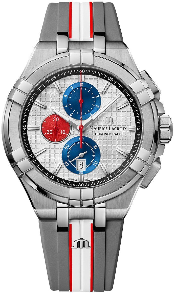 MAURICE LACROIX Chronograph Aikon Mahindra, AI1018-TT031-130-2 | Titanuhren