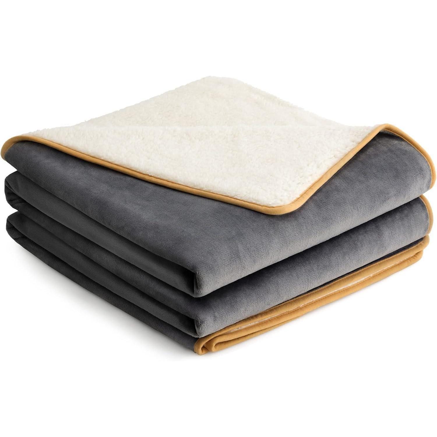 LuxusKollektion Tierdecke Hundedecke wasserdicht waschbar Sofaschutz XXXXL (274x218cm) Grau