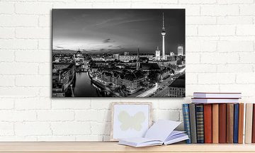 WandbilderXXL Leinwandbild Berlin City, Berlin (1 St), Wandbild,in 6 Größen erhältlich