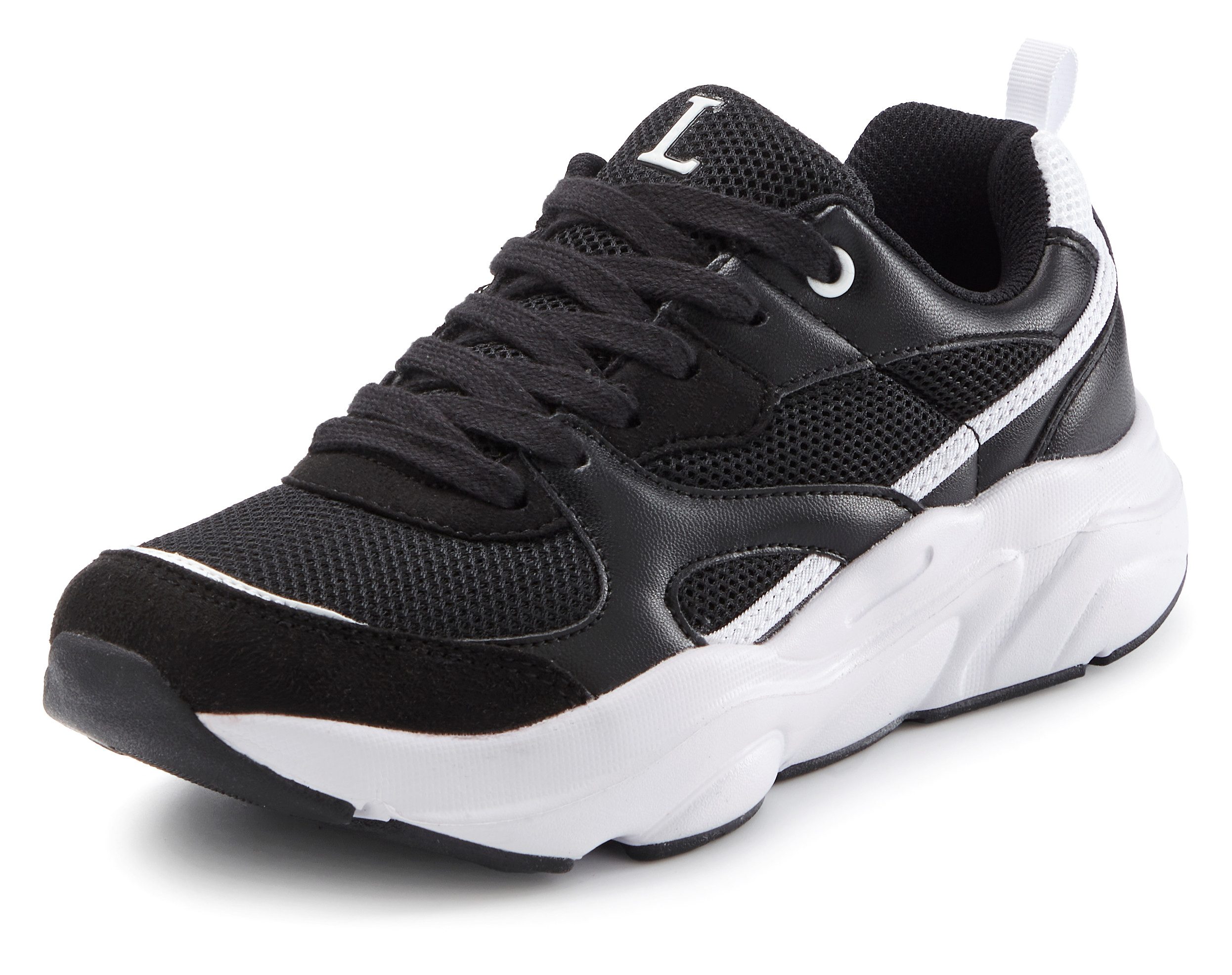 LASCANA Sneaker mit ultraleichter Chunky-Sohle, Schnürhalbschuh, günstig online kaufen