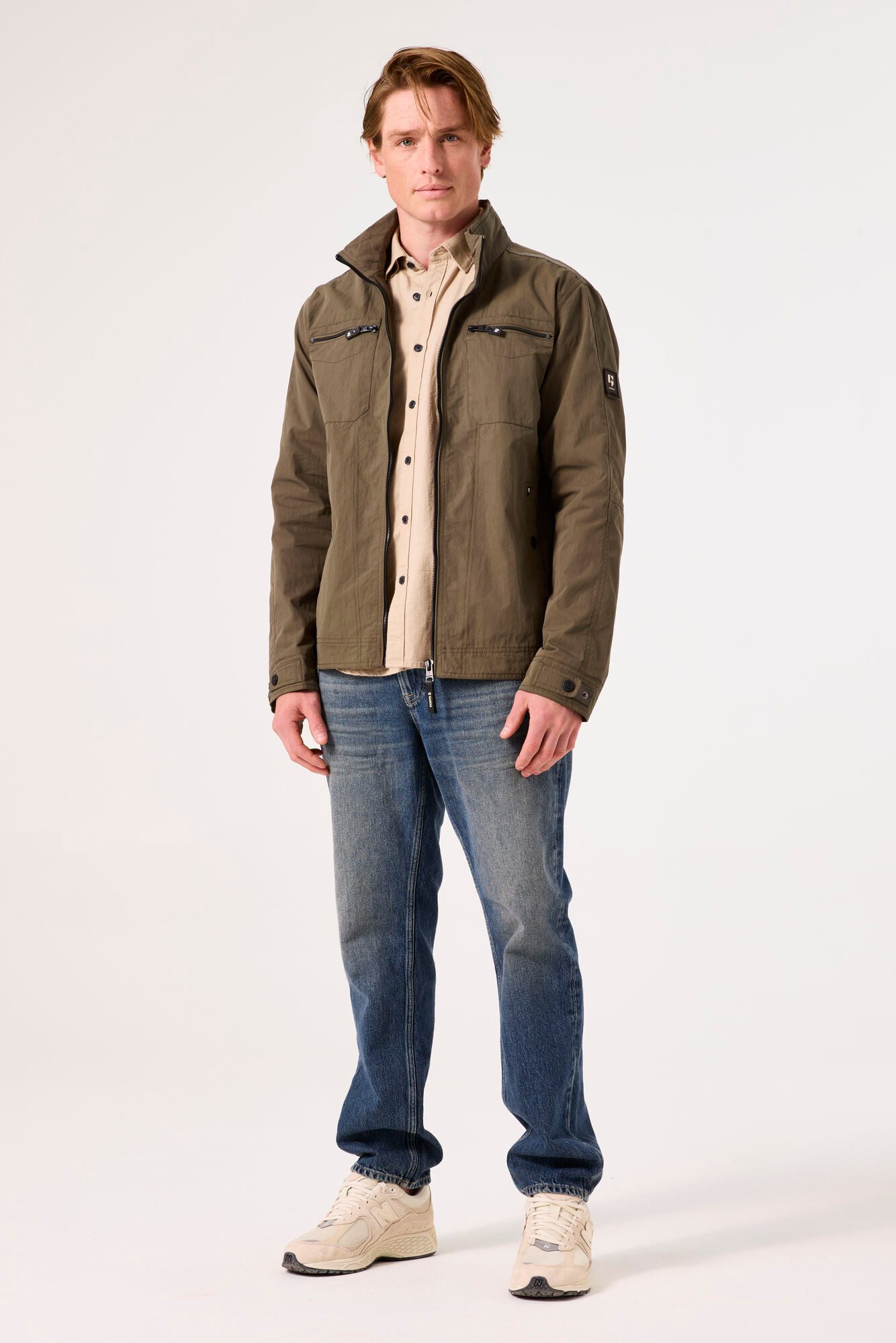 Garcia Sommerjacke Garcia Herren Sommerjacke - olive (1-St)