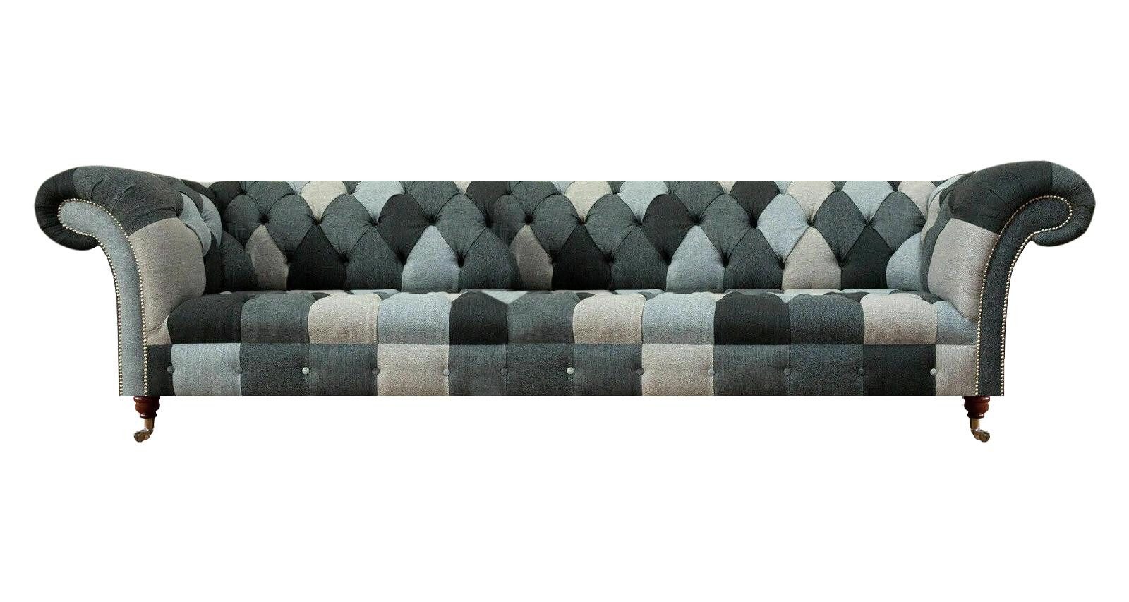 Xlmoebel Chesterfield-Sofa Buntes Chesterfield-Sofa mit hohem Komfort für Ihr Wohnzimmer, Hergestellt in Europa