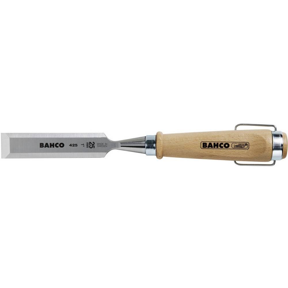 BAHCO Stechbeitel Stechbeitel, Holzgriff, vernickelter Stahlring, 32 X 140mm 425-32