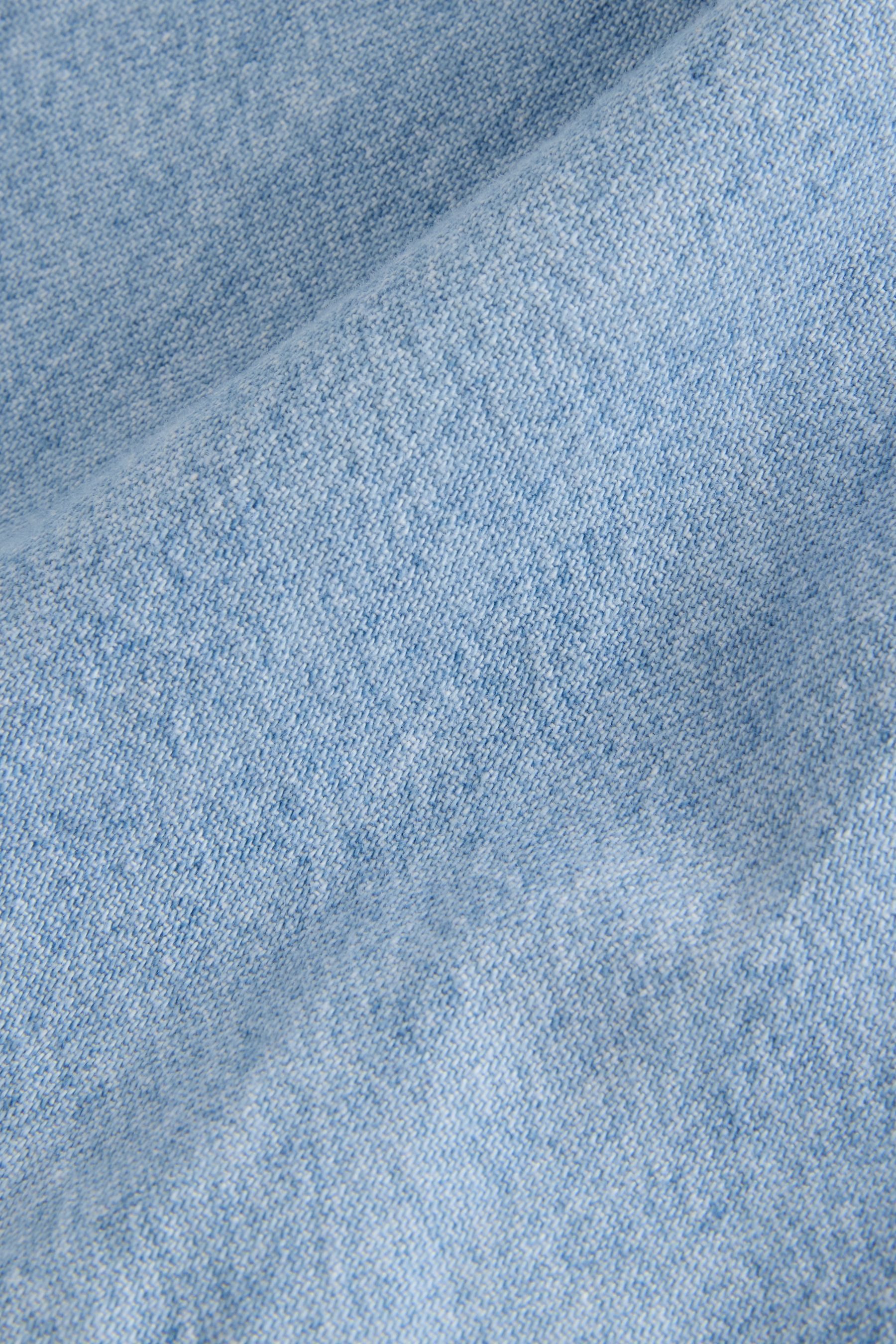 Next Blusenkleid Kurzärmeliges Baumwollkleid (1-tlg)