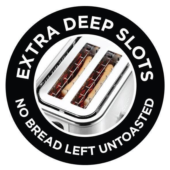 RUSSELL HOBBS Toaster Velocity 24140-56, 2 kurze Schlitze, für 2 Scheiben, 2400 W, spart wertvolle Zeit