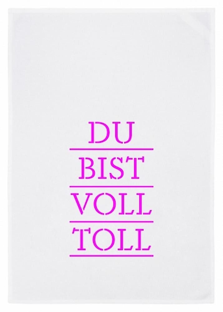 17,30 Hamburg Geschirrtuch Geschirrtuch-DU BIST VOLL günstig online kaufen