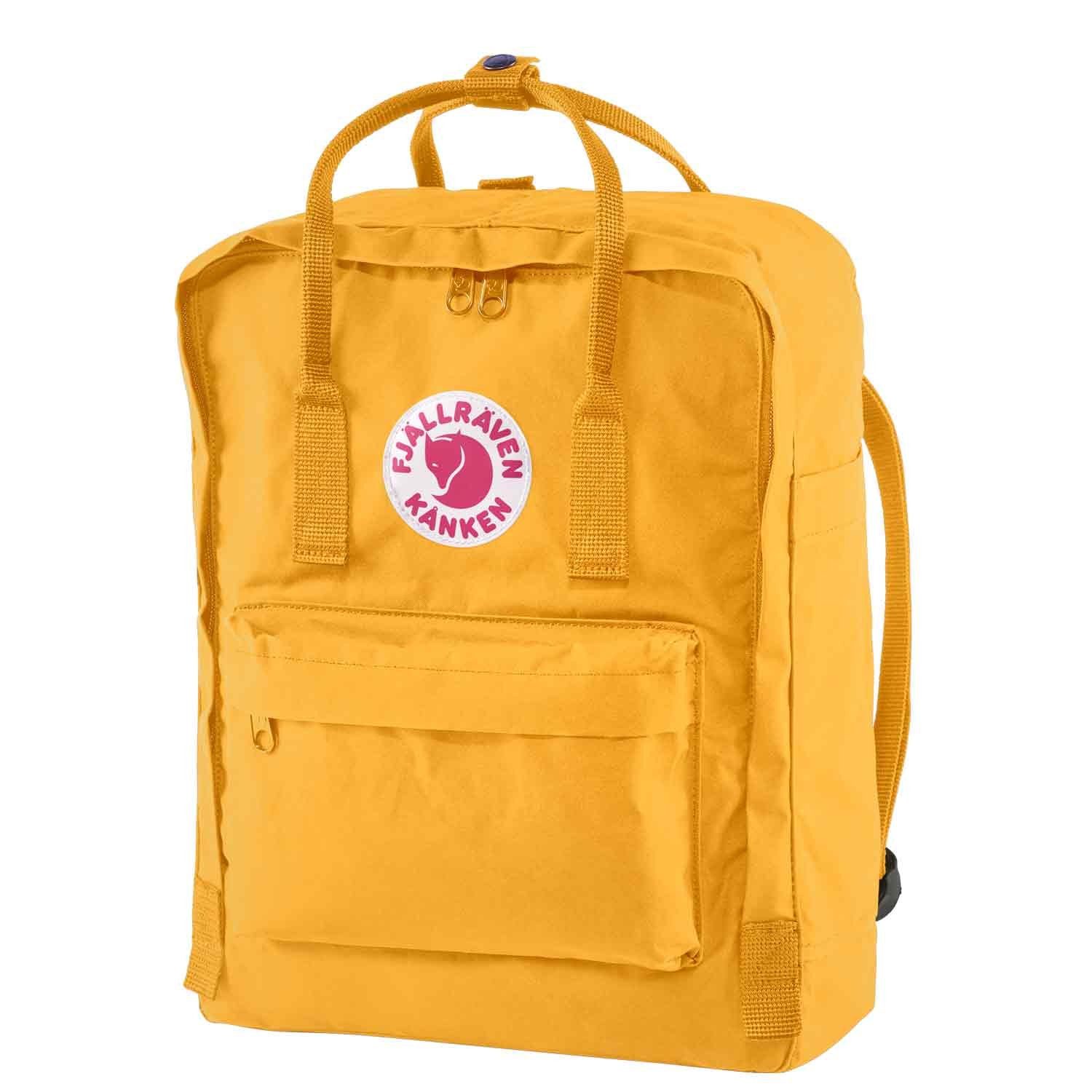 Freizeitrucksack Rucksack Kanken warm Fjällräven Gelb Stück), yellow Rucksack Fjällräven (Stück,