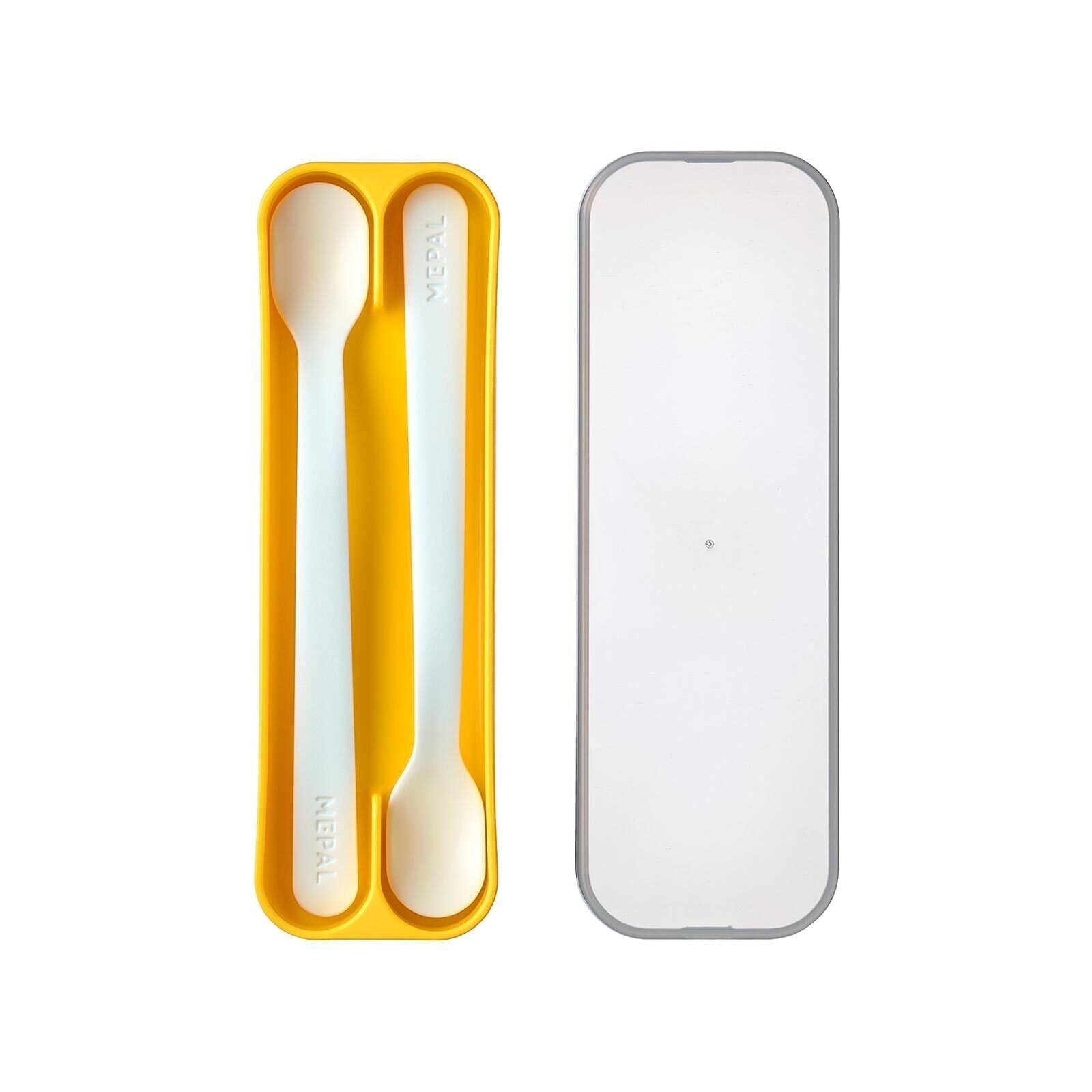 Mepal Kinderbesteck Mio Fütterlöffel 2er Set (2-tlg), Kunststoff, Spülmaschinengeeignet, Mikrowellengeeignet