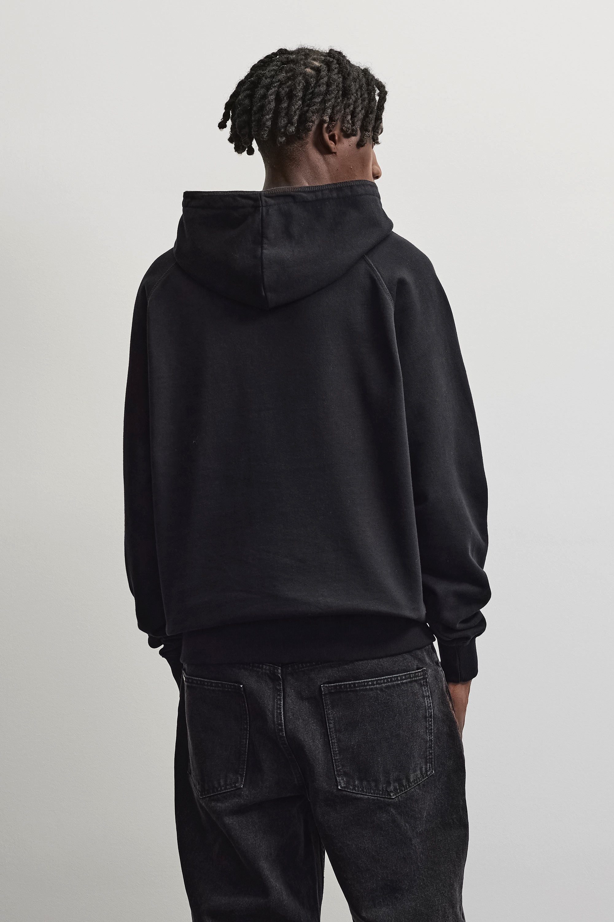 PEGADOR Kapuzensweatshirt Signar Terry Raglan Hoodie Baumwollmischung, regular fit – Bild 3 von 5