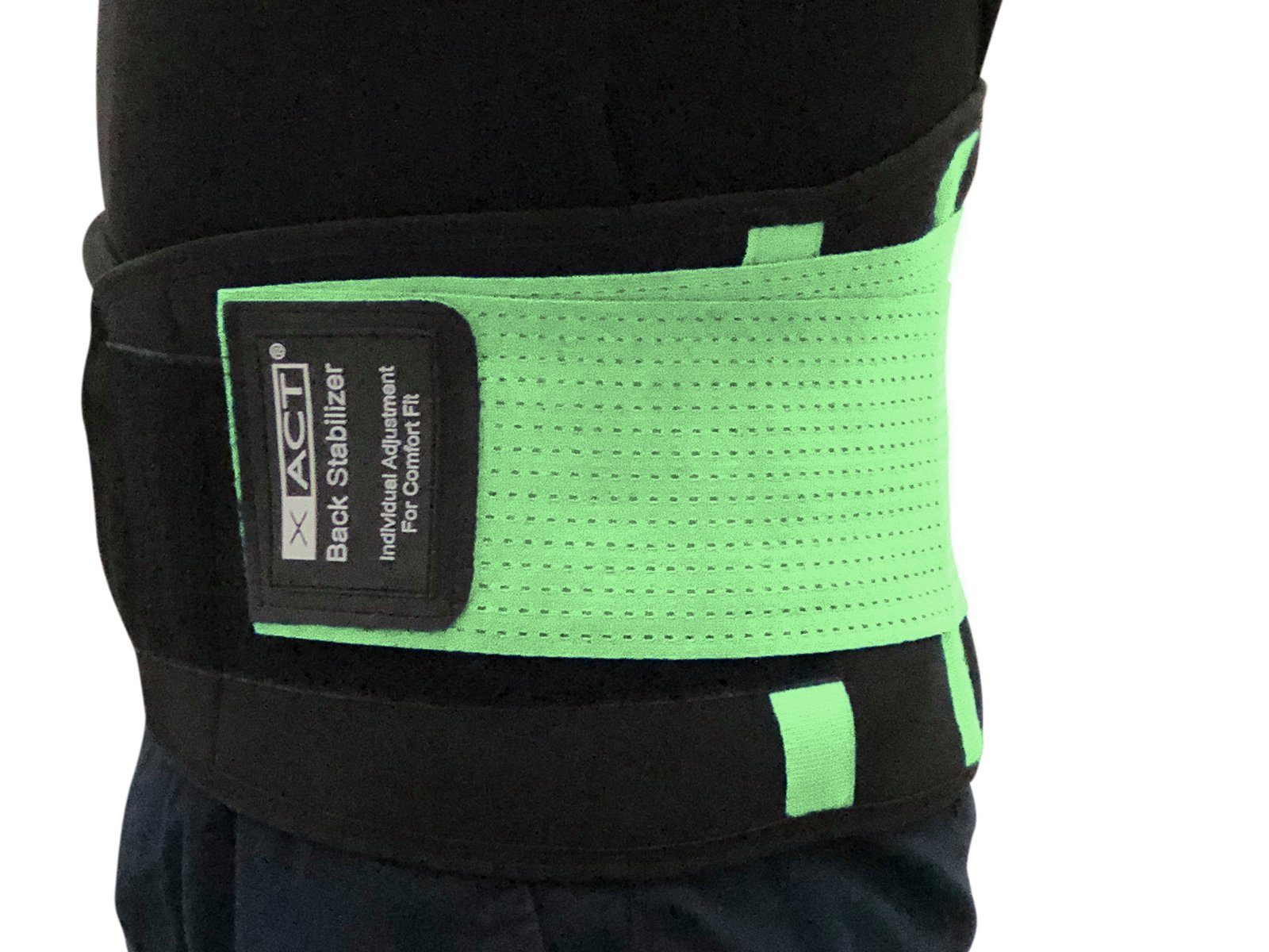 scarlet products Stützbandage, scarlet health Rückengurt »XACT« Haltungskorrektur Größen S-XXL