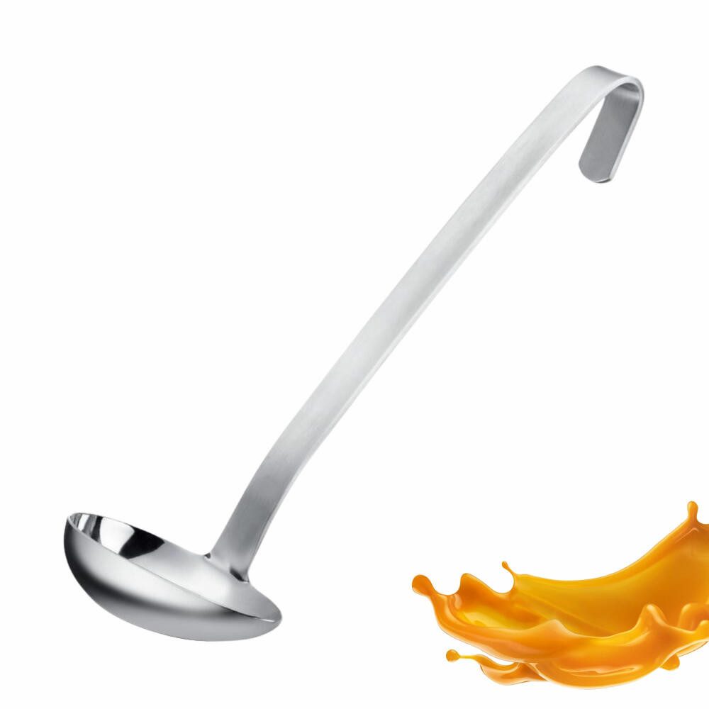 WESTMARK Tranchiermesser Pro, Saucenlöffel/Suppenkelle für die Profiküche mit Ausgießer, 27 cm, rostfrei, spülmaschinengeeignet, langlebig
