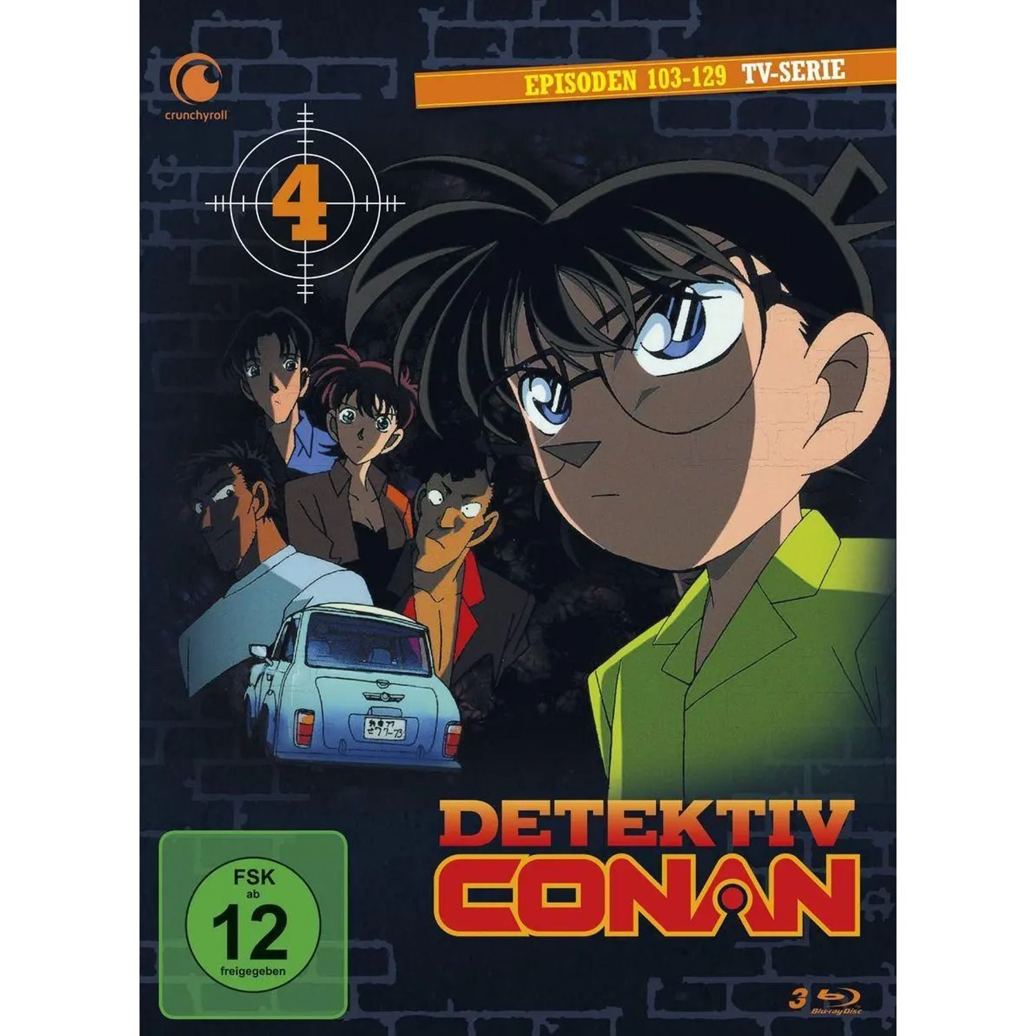 Crunchyroll Blu-ray Detektiv Conan - TV-Serie - Blu-ray Box 4 (Episoden 103-129) (3...