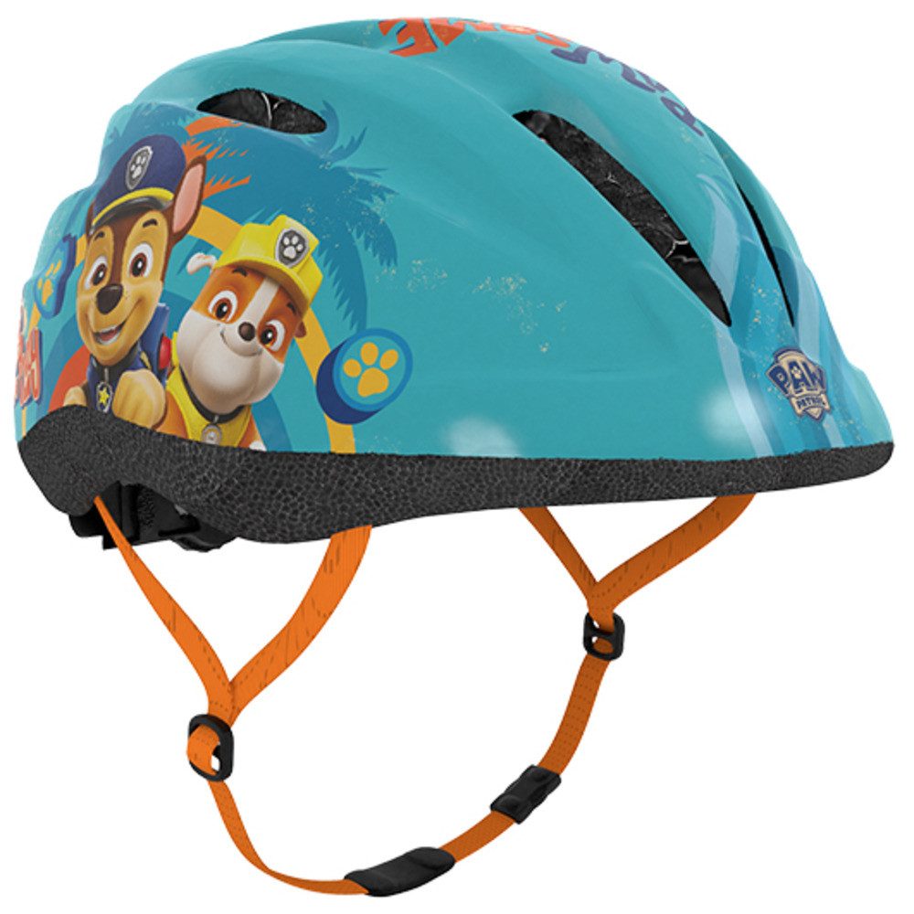 Seven Polska Kinderfahrradhelm "PAW PATROL BOYS", grünblau, 48-52cm, ca. 2 - 5.5 Jahre