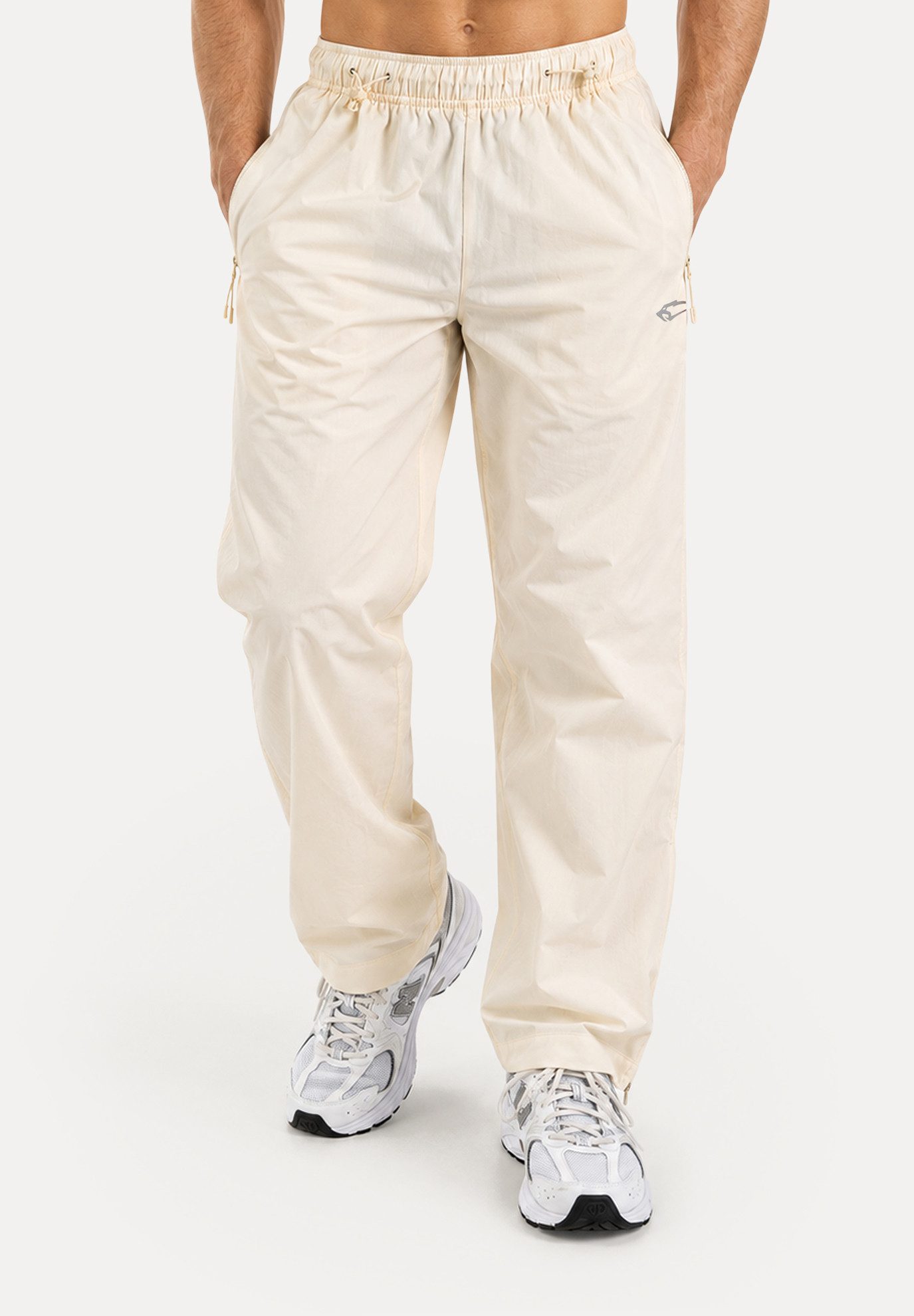 Smilodox Jogginghose Tybrin Trainingshose, Regular Fit, Trackhose für Gym & Freizeit elastischer Bund, Kordelzug, Reißverschlusstaschen, Mesh-Futter