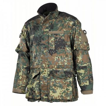 MFH Fieldjacket MFH BW Kampfjacke, Einsatz/Übung, lang, flecktarn - XXL Ellbogen- und Schulterverstärkung