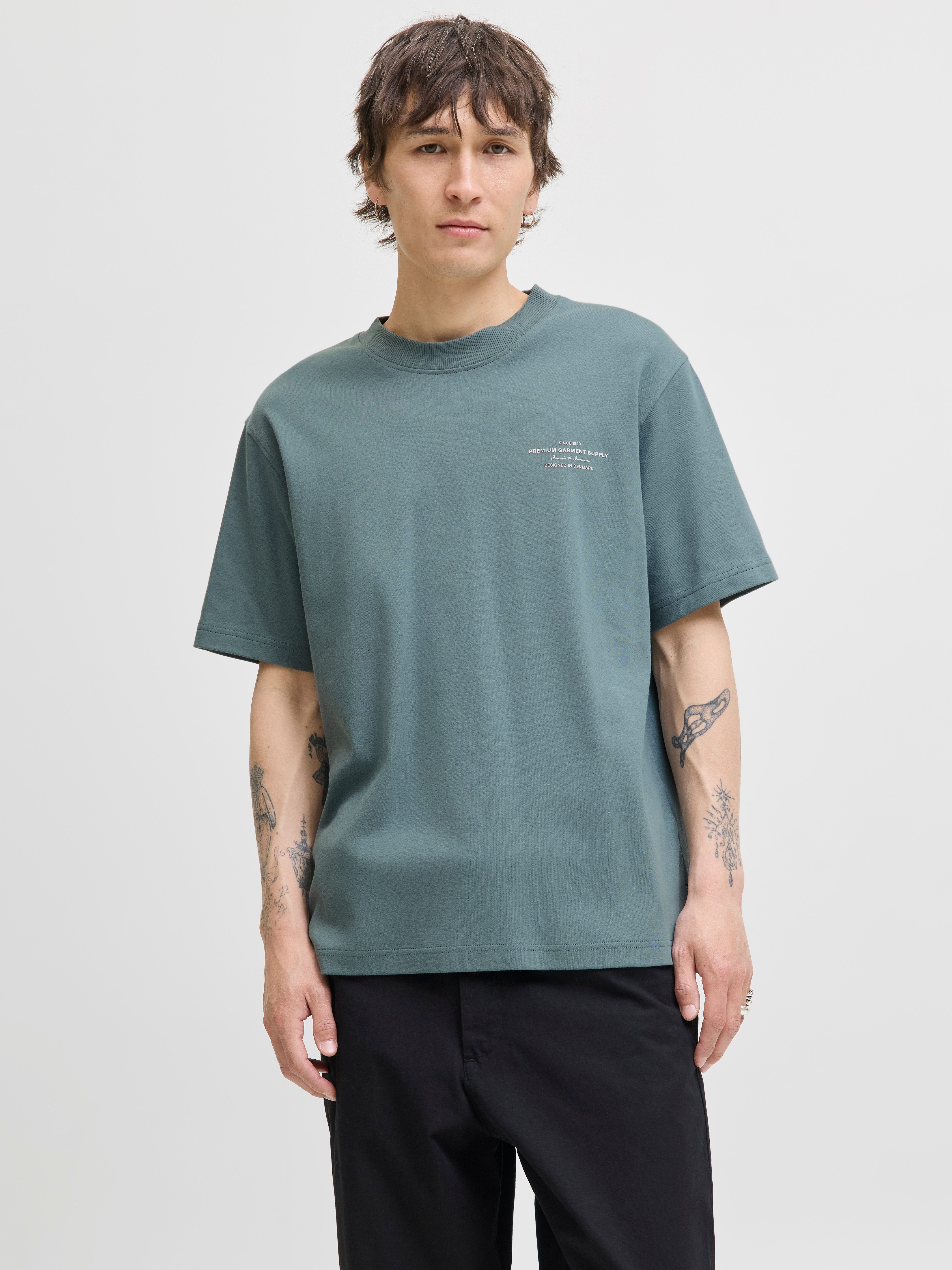 Jack & Jones Rundhalsshirt JPRBLACHAD BRANDING SS CREW NECK TEE SN günstig online kaufen