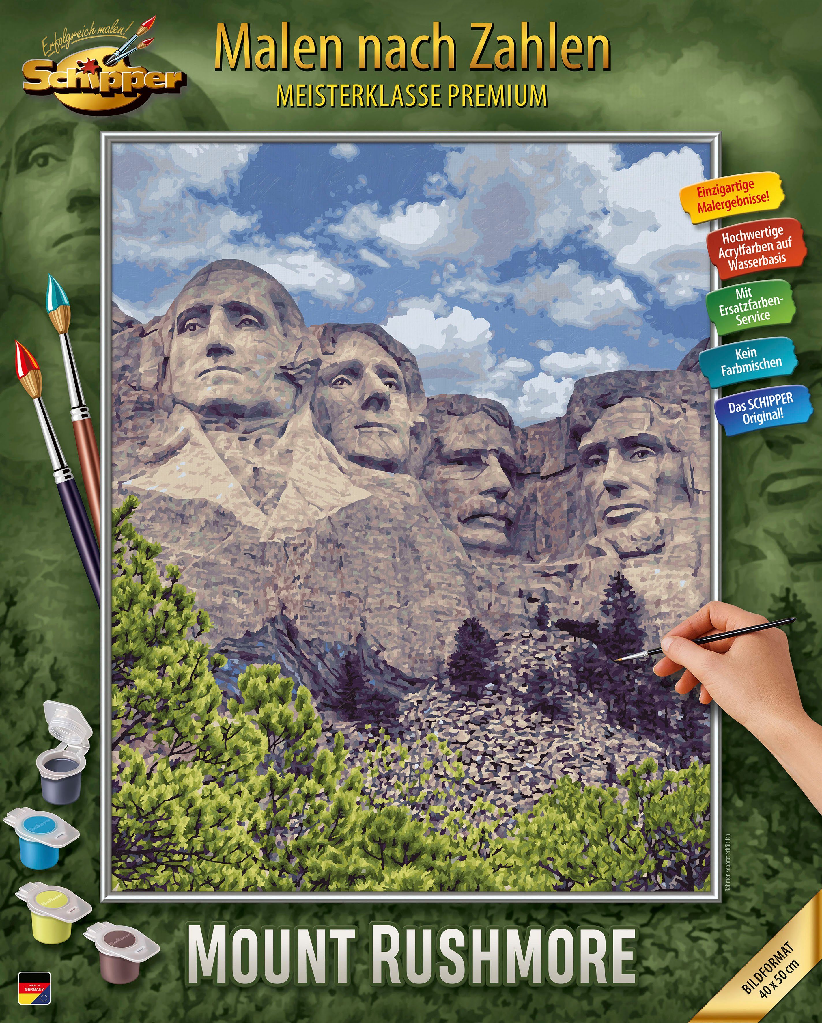 Schipper Раскрась по номерам Meisterklasse Premium - Mount Rushmore, Made in Germany