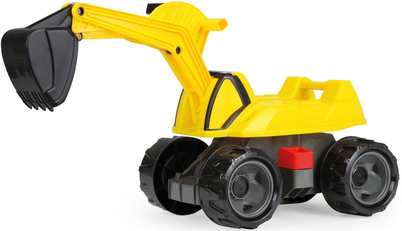 Lena® Spielzeug-Aufsitzbagger Giga Trucks Pro X, Made in Europe