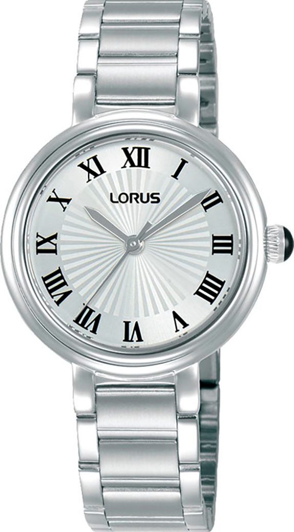 LORUS Quarzuhr RG207YX9, Armbanduhr, Damenuhr, Edelstahlarmband, analog
