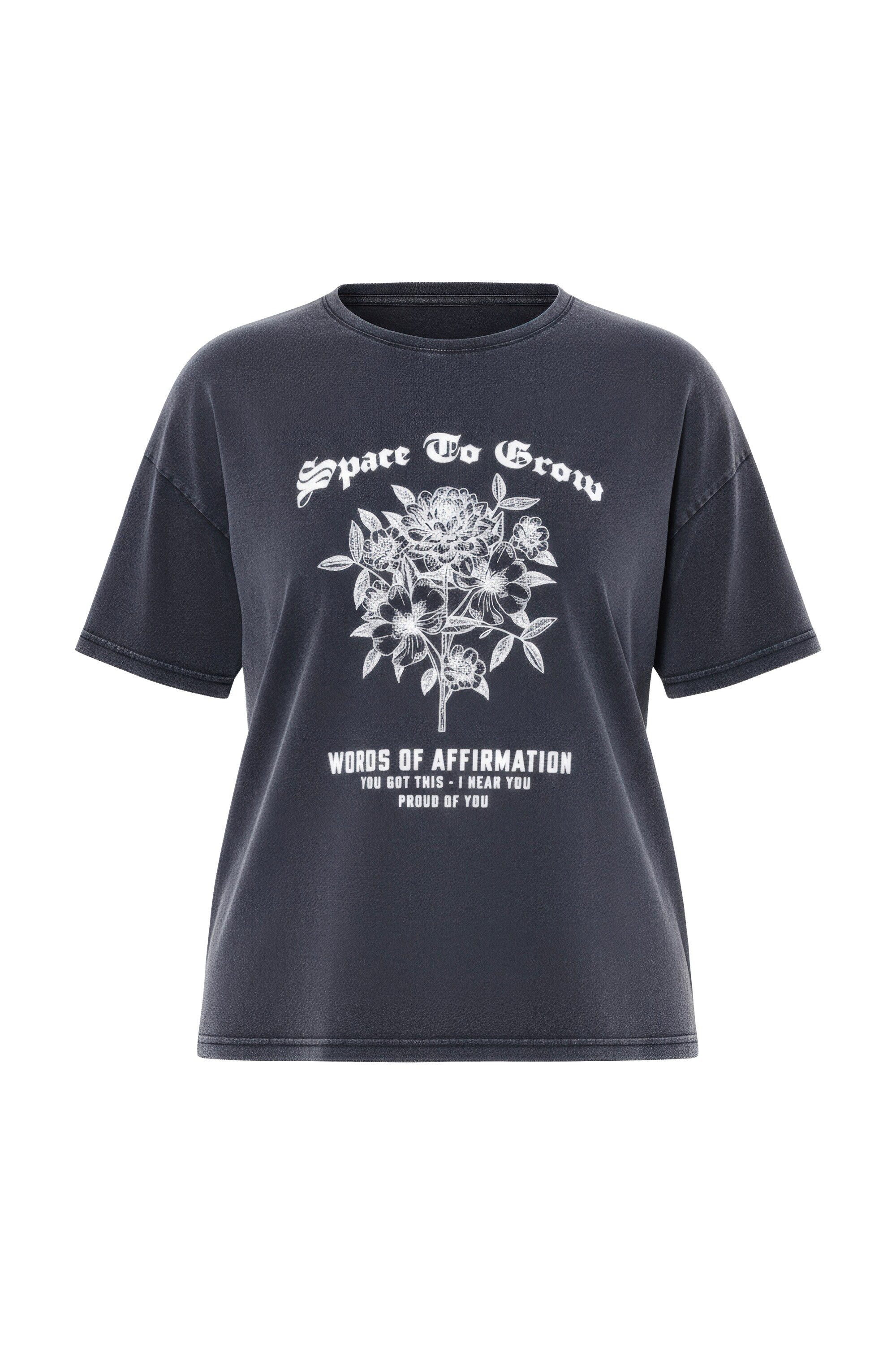 Studio Untold T-Shirt T-Shirt Blossom Flower Print Vintage Look günstig online kaufen