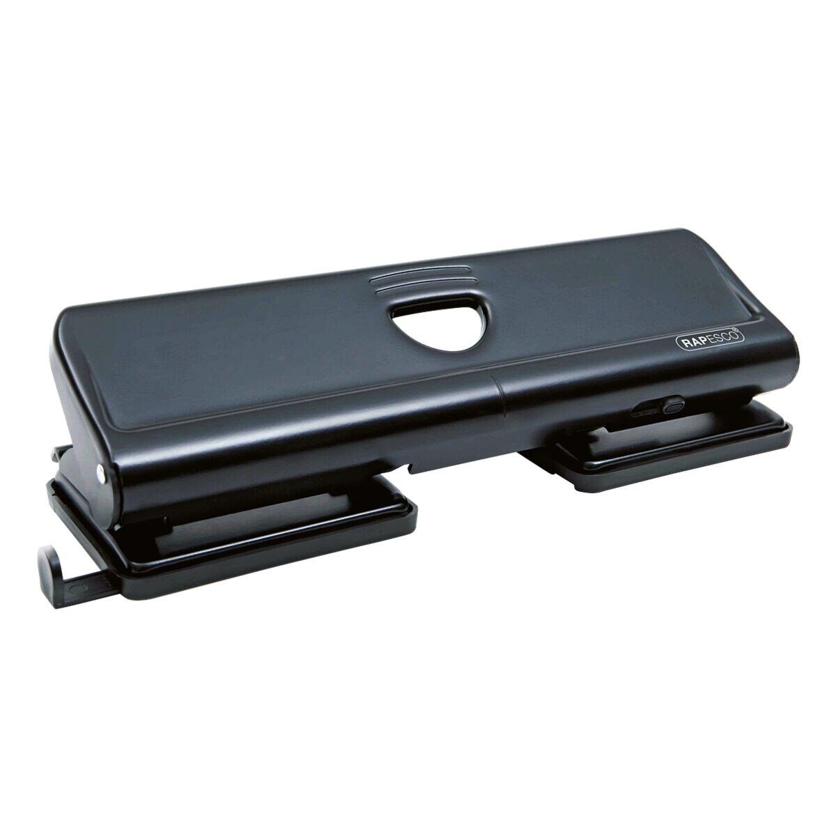 RAPESCO Lochstanzer 720, 4-fach Lochung bis 20 Blatt, mit Anschlagschiene