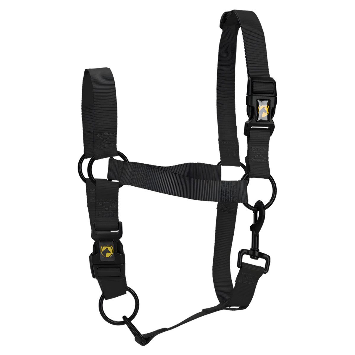 Excellent Horse Pferdestirnriemen Essential Halfter schwarz