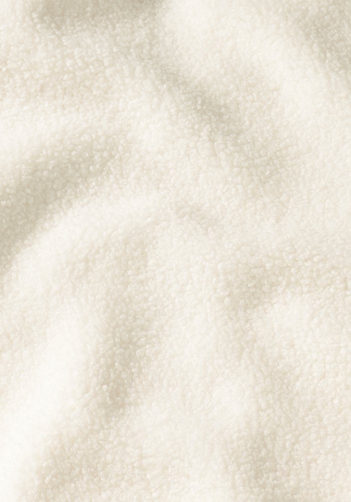 Jack Wolfskin W LONG cotton-white HIGH VEST CURL Fleeceweste