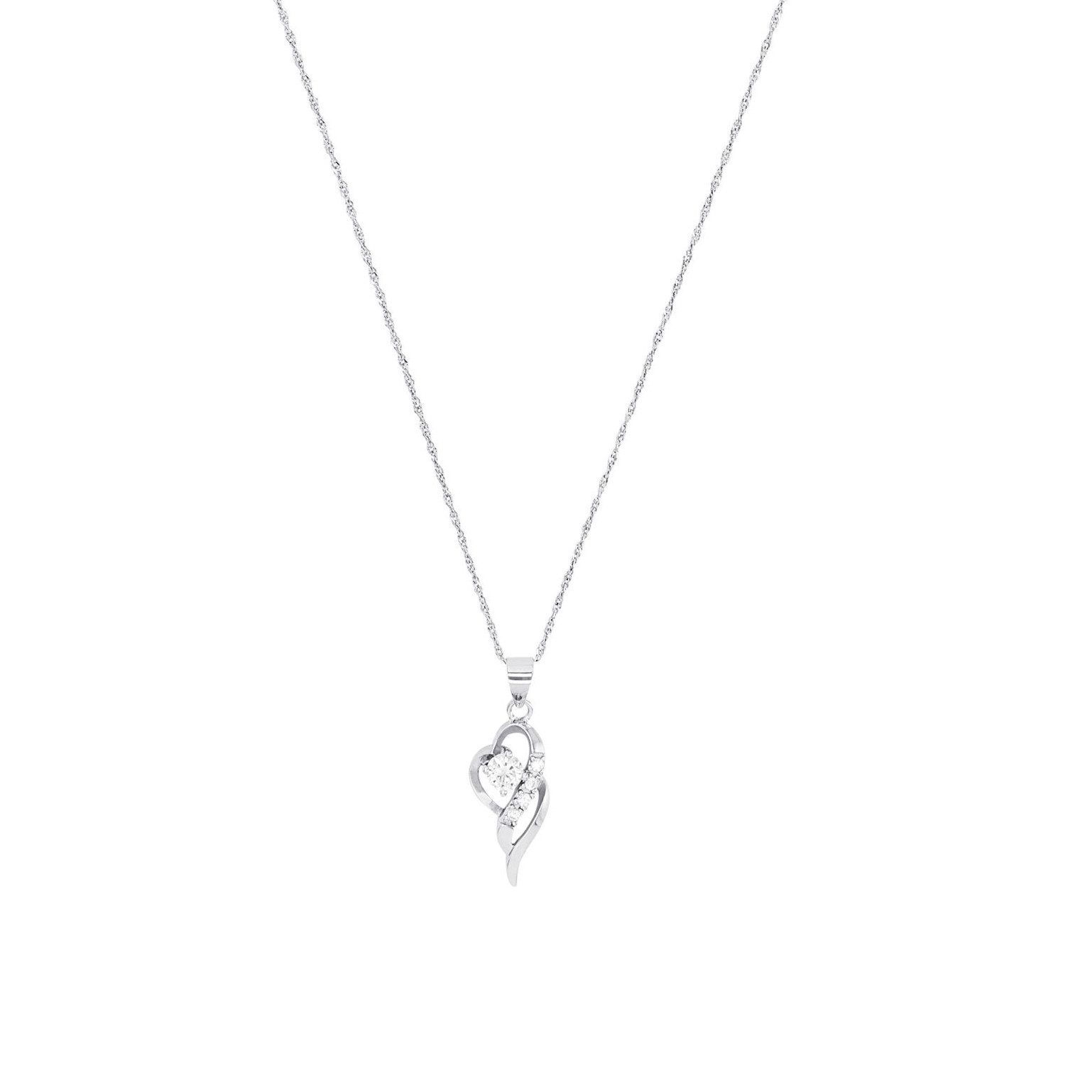 Amor Silberkette Amor Kette mit Anhänger (Kette mit Anhänger, 2-tlg., Kette günstig online kaufen