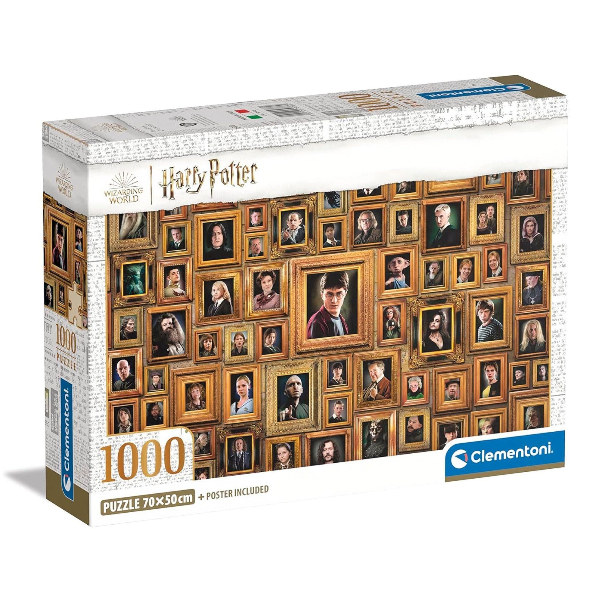 Clementoni® Puzzle Paintings Impossible (1000 Teile) - Harry Potter, 1000 Puzzleteile