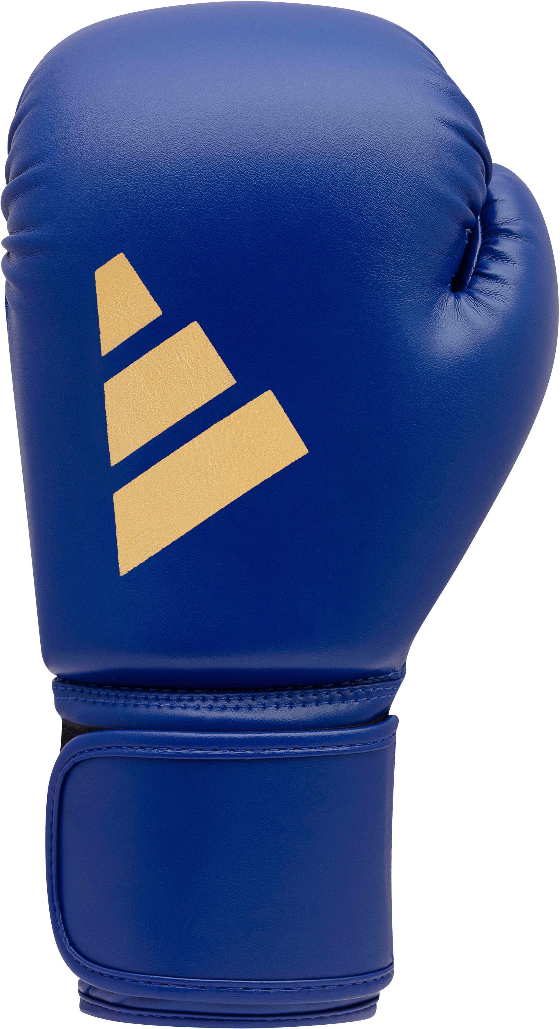 Boxhandschuhe adidas blau/goldfarben Performance Speed 50