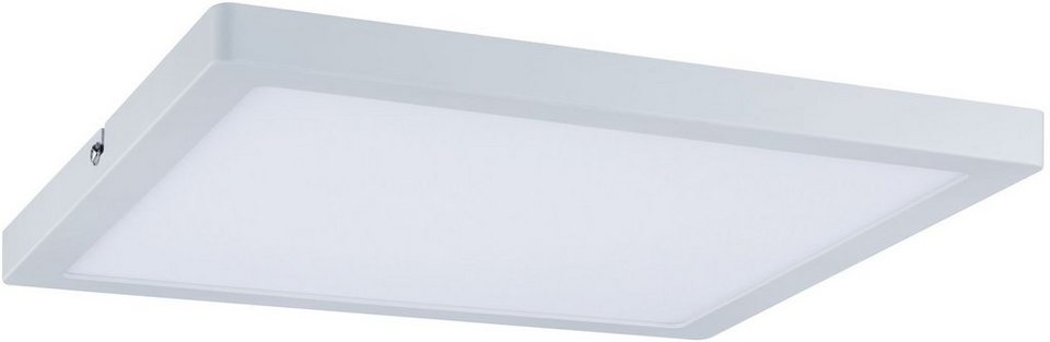 Paulmann LED Panel Atria, LED fest integriert, Warmweiß, LED-Deckenleuchte  in weiß matt